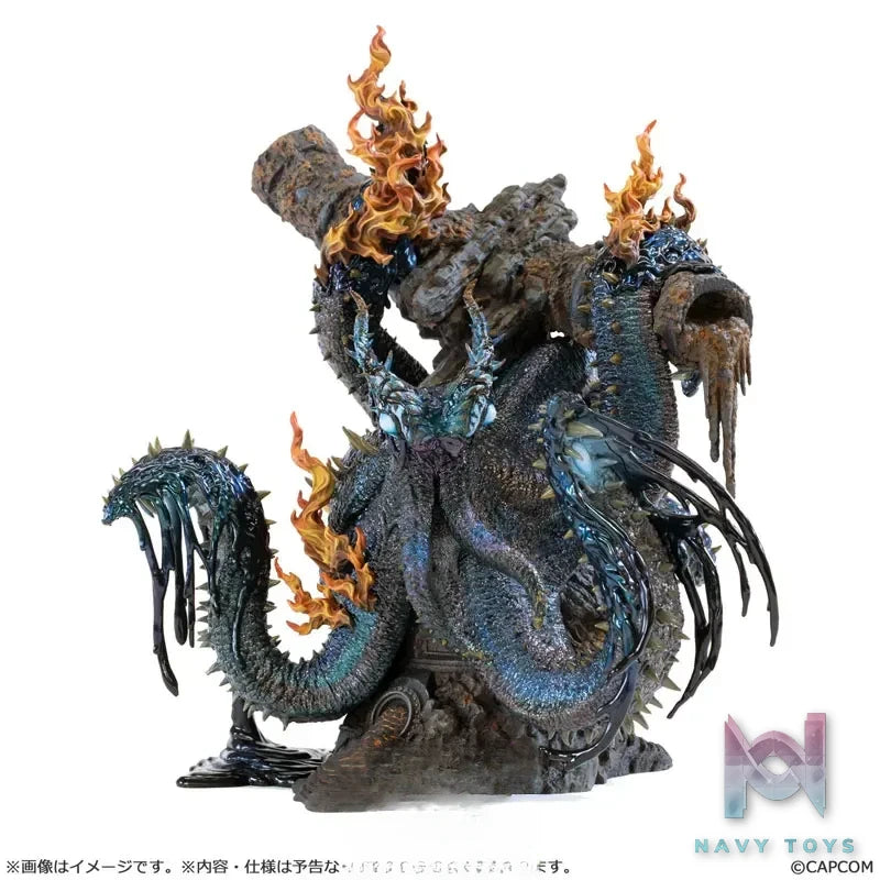 CAPCOM Studio – Capcom Figure Builder Creator’s Model Monster Hunter Wilds Hell Flame Octopus Nu Udra Complete Figure (Licensed)