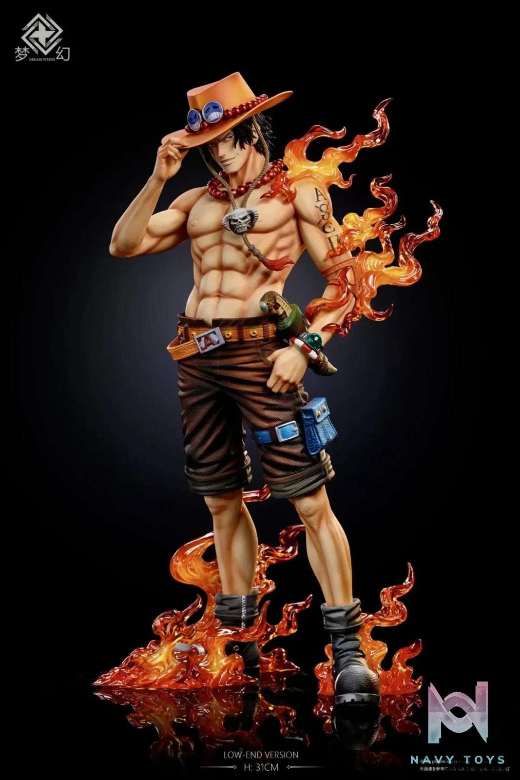 Dream Studio - One Piece Ace's hat - trick debuts resin statue Navy Toys anime figure