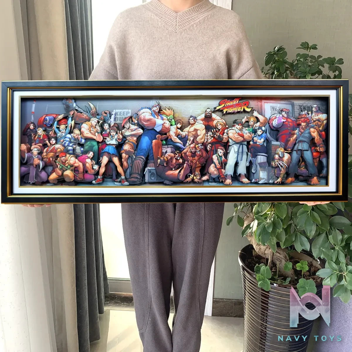 KALA HOME Studio – Street Fighter Multiple Characters #01 3D Decorative Painting Street Fighter