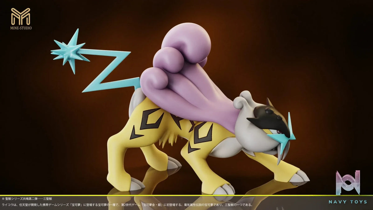 Mine Studio – Pokémon Legendary Pokémon #2 Three sacred Entei & Suicune & Raikou