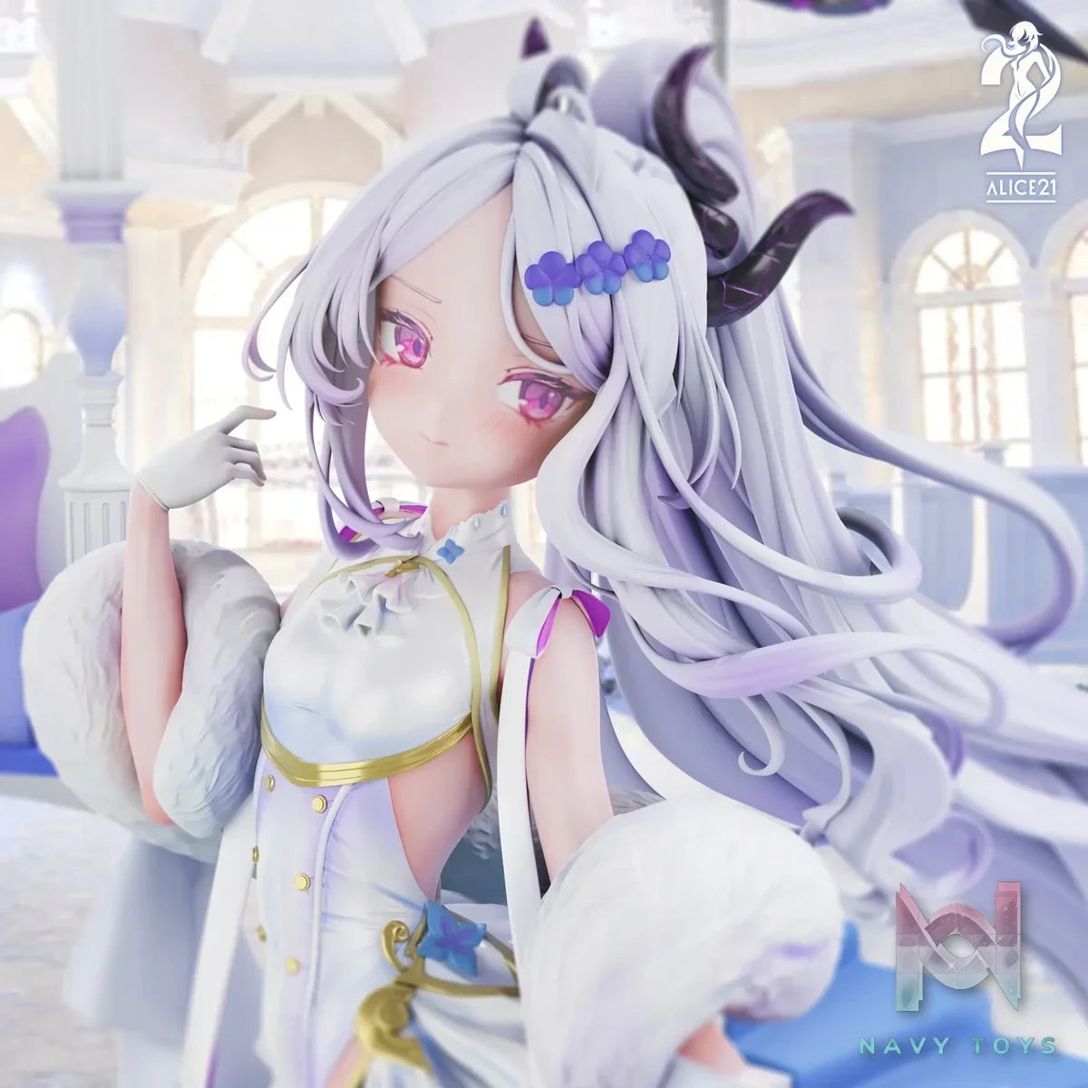 Alice21 Studio - Blue Archive White Wedding Dress 3 Sorasaki Hina resin statue Navy Toys anime figure