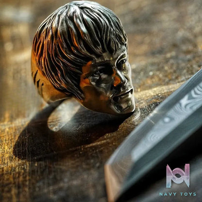 Raven Studio (silver jewelry) – Original Exclusive Design “Tribute to Martial Arts Master Bruce Lee” Ring Original