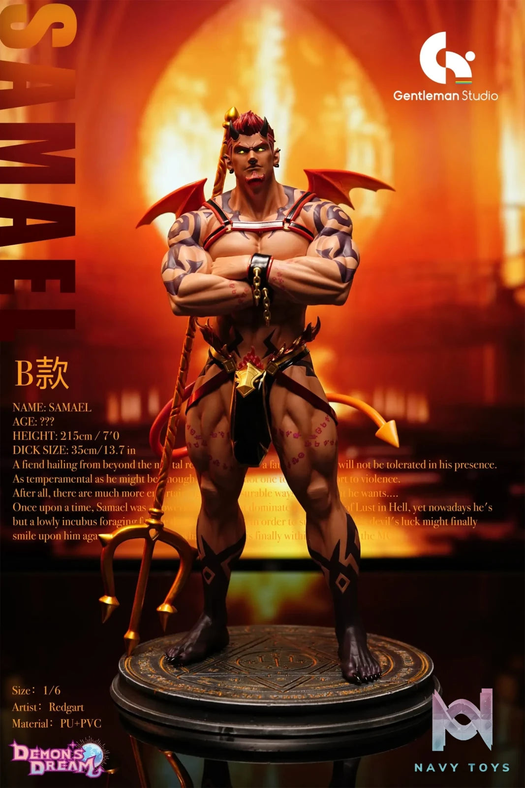 Gentleman 18 Studio – Original SAMAEL 1/6 Statue (Licensed)