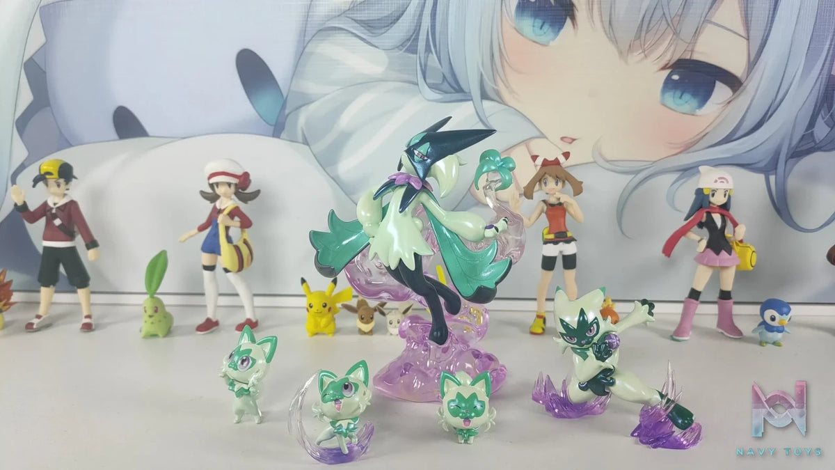 BaiJingWu Studio – Pokémon Sprigatito Evolution Group