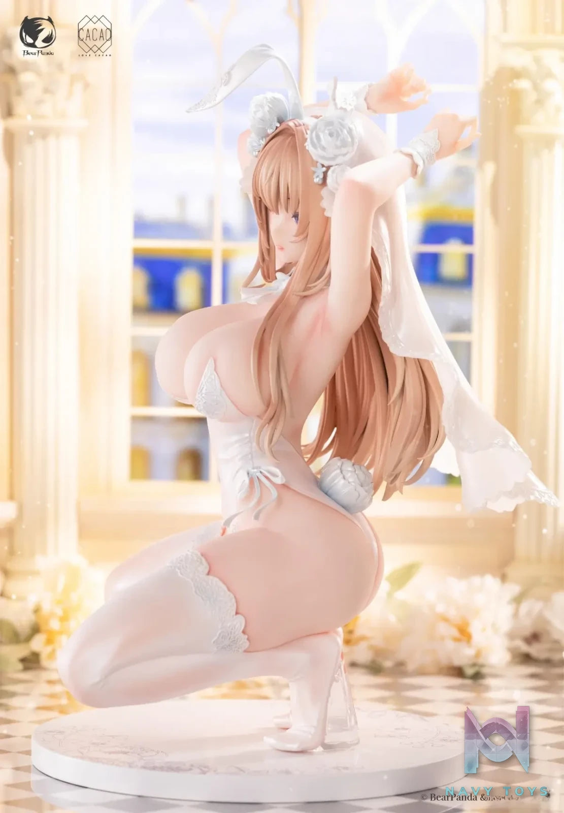 Bearpanda – BearPanda × LOVECACAO Blossom Bunny 1/4 Figure (Licensed)