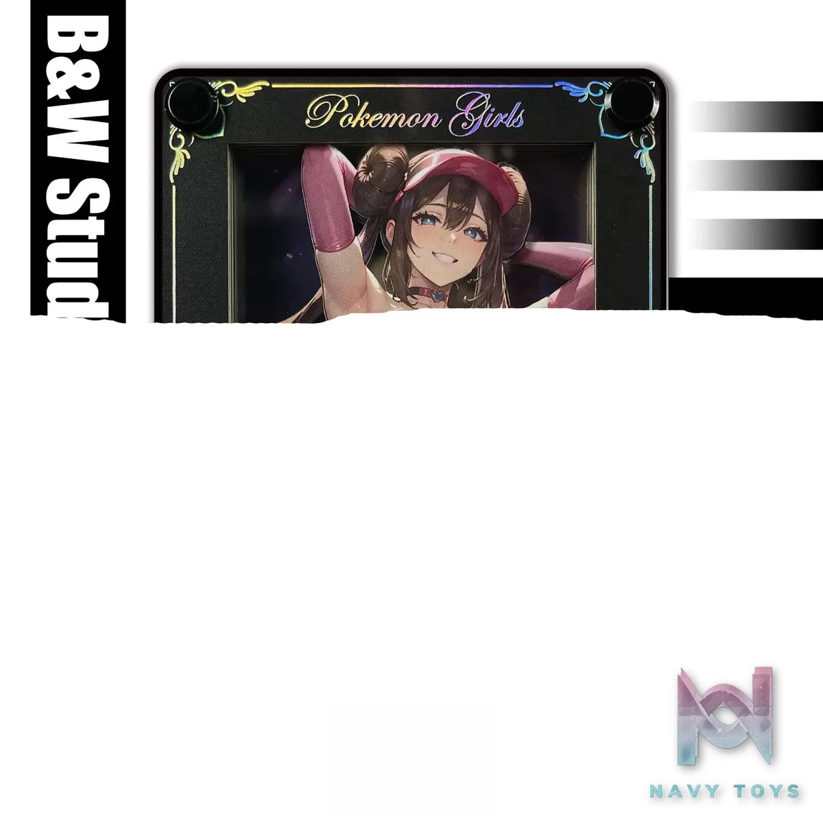 B&W Studio – Pokémon Girls Series Desktop Decorative Card Tile #1 Rosa