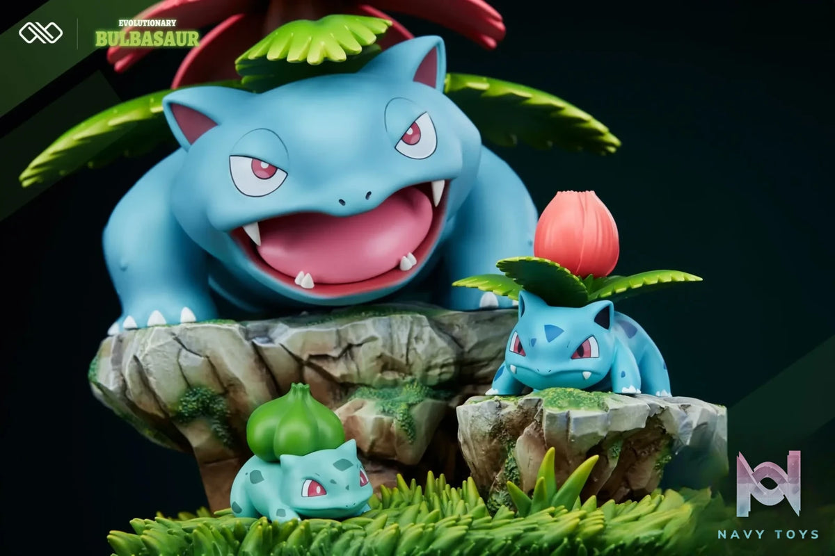 Infinite Studio – Pokémon Bulbasaur evolution group