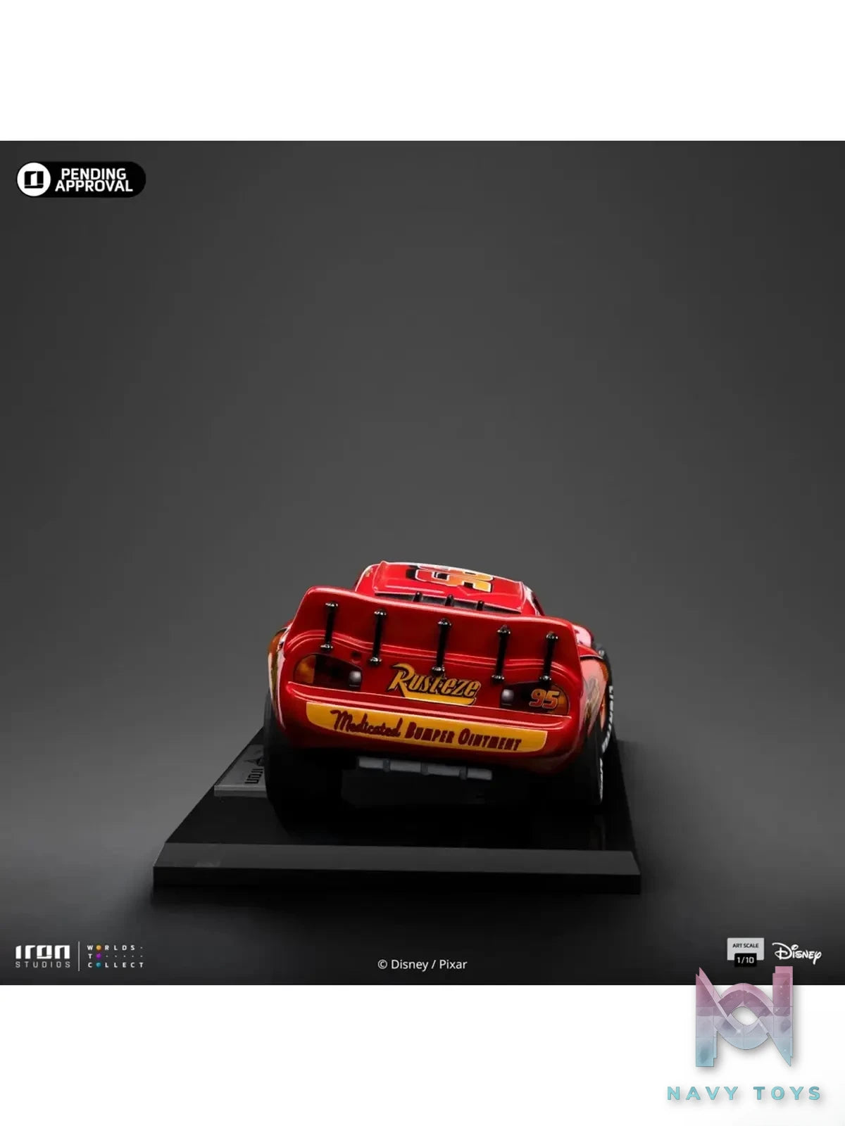 Iron Studio – Cars Lightning McQueen DSNEY114024 DSNEY113924-10 (Licensed)