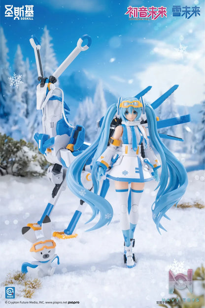 SOSKILL – Hatsune Miku Snow Miku Mecha Girl Model Kit SSK-MIKU03 (Licensed)