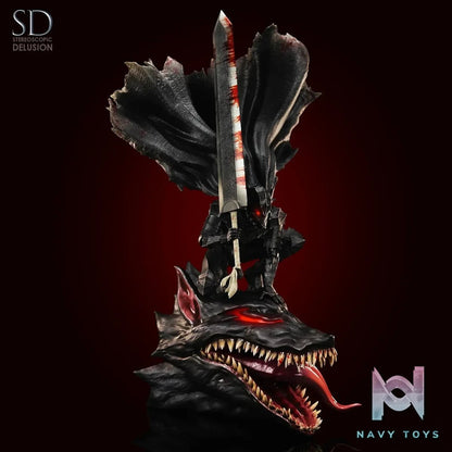Guts - Berserk - Stereoscopic Delusion Studio resin statue Navy Toys anime figure