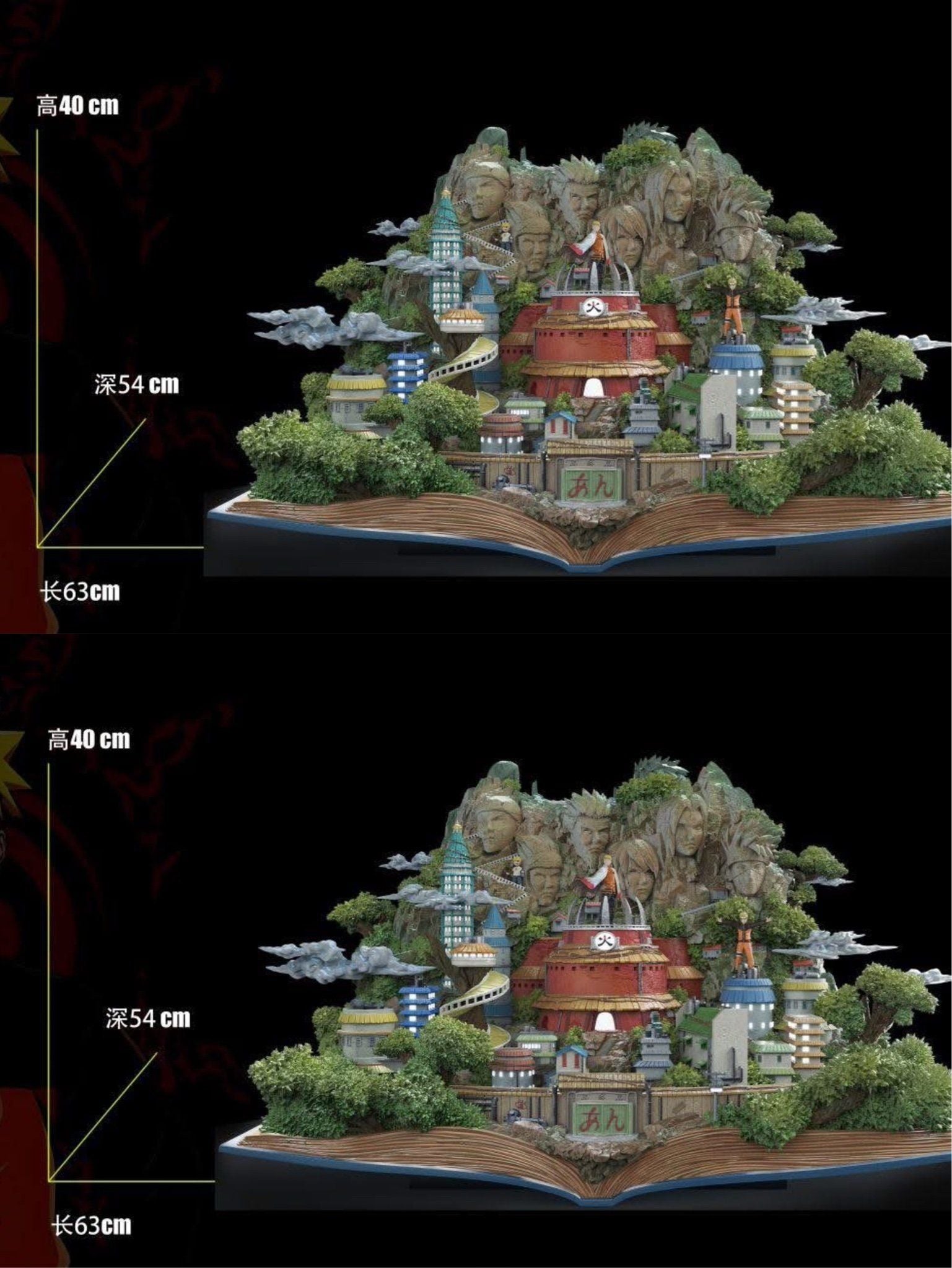 Village Hidden in the Leaves & Valley of the End - Naruto - WASP Studio resin statue WASp Studio anime figure