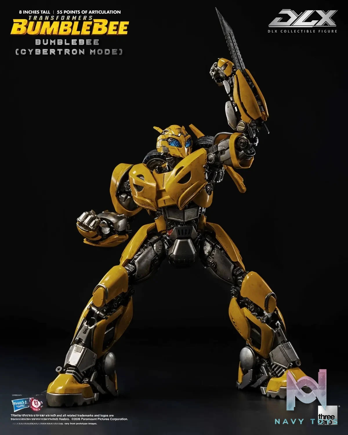 Threezero – Transformers: Bumblebee DLX Bumblebee (Cybertron Mode) 3Z10490W0 (Licensed)