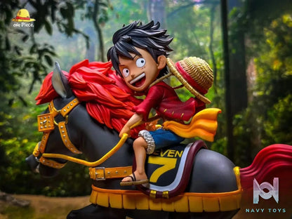 One Piece Studio – One Piece Riding Horse & Luffy