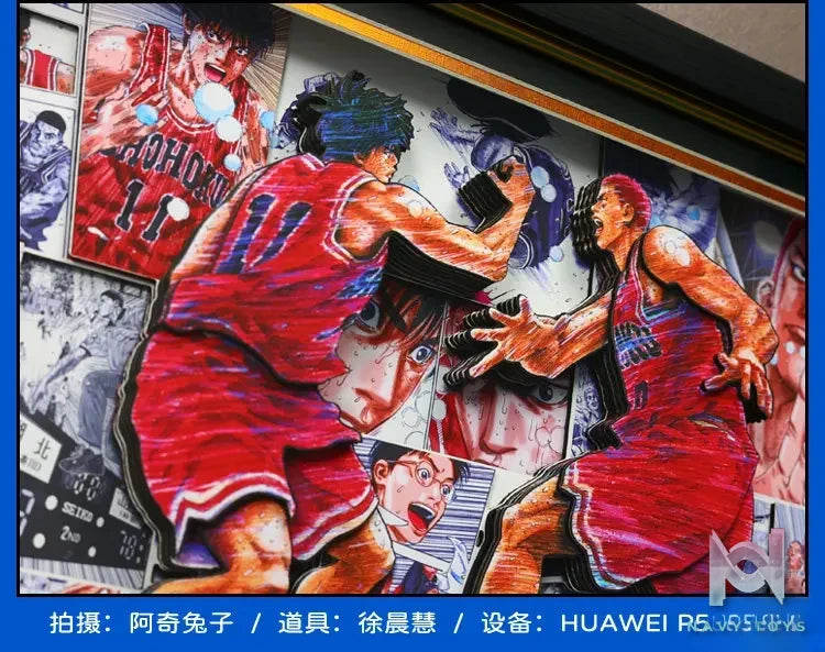 Yu Zhi Jiang Studio – Slam Dunk Multiple Characters Series #4 3D Decorative Painting Slam Dunk