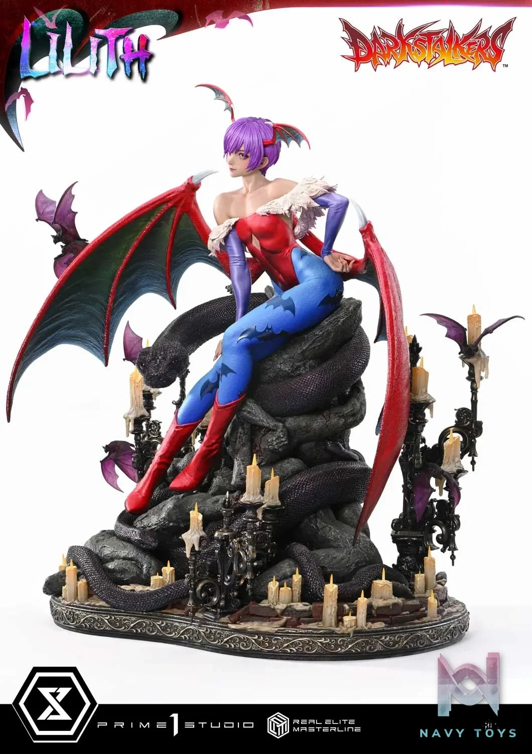 Prime 1 Studio – Real Elite Masterline Darkstalkers Lilith REMDKS-02 REMDKS-02S (Licensed)