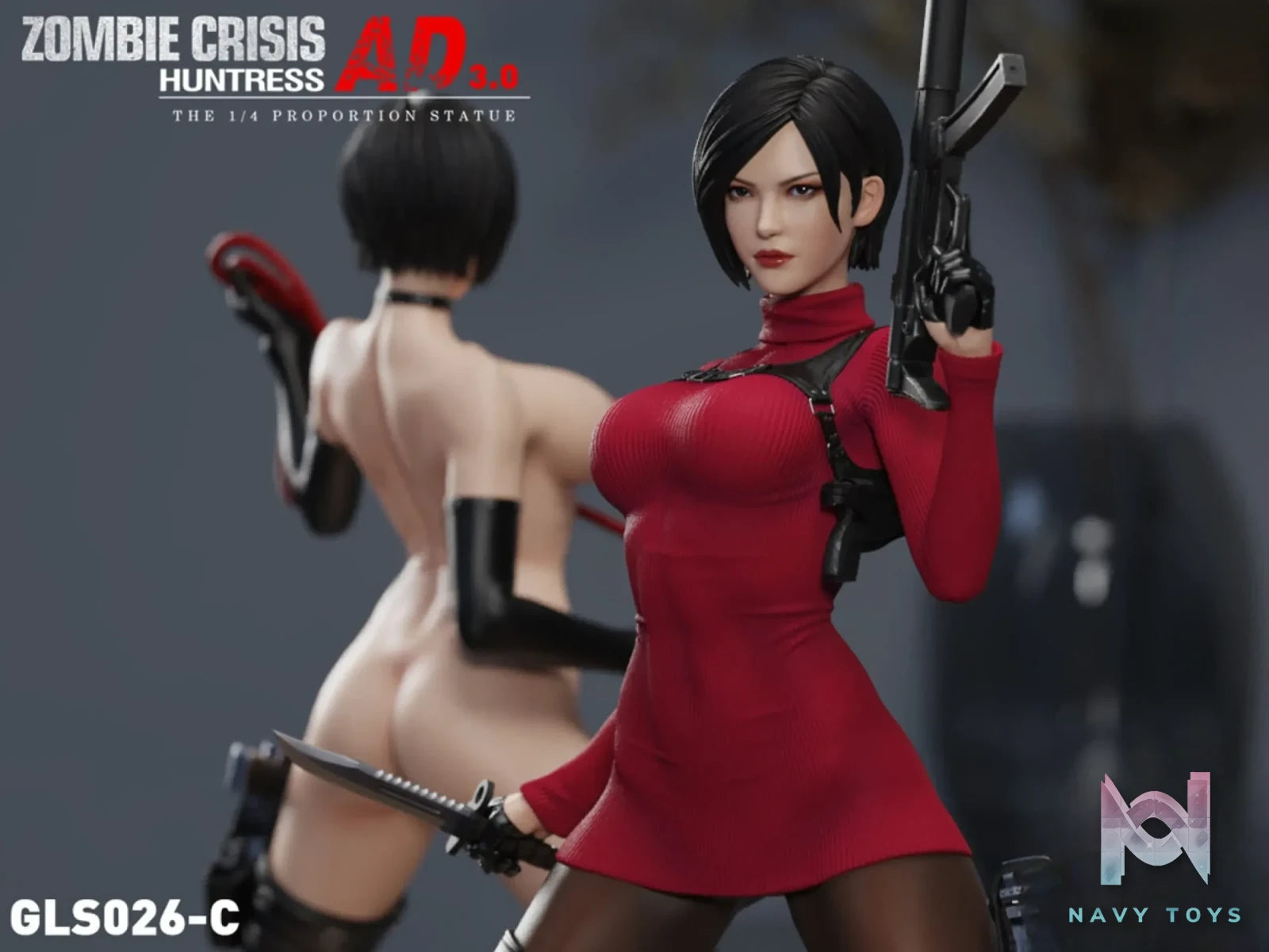 Green Leaf Studio – Zombie crisis 4 REMAKE – Huntress “AD” 3.0 statue