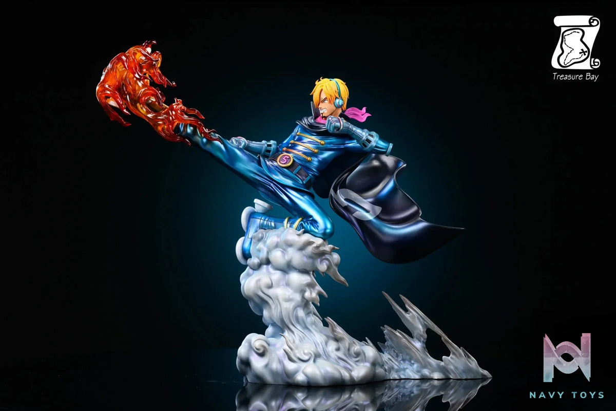 Treasure Bay Studio – One Piece Straw Hat Pirates Germa 66 Sanji & Invisible Black Sanji