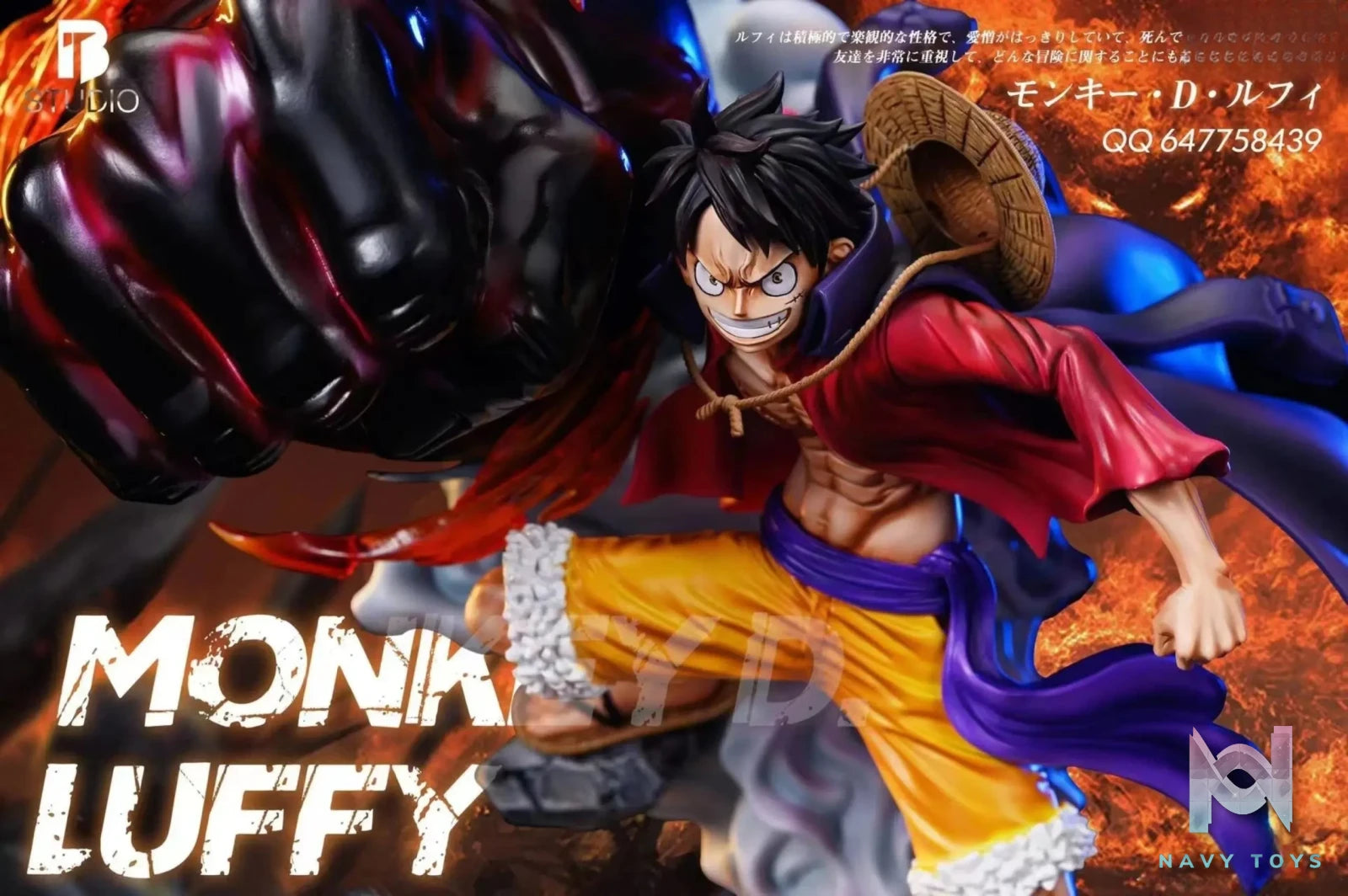 BT Studio – One Piece BTpopmax Supplementary Plan Three Files – Luffy
