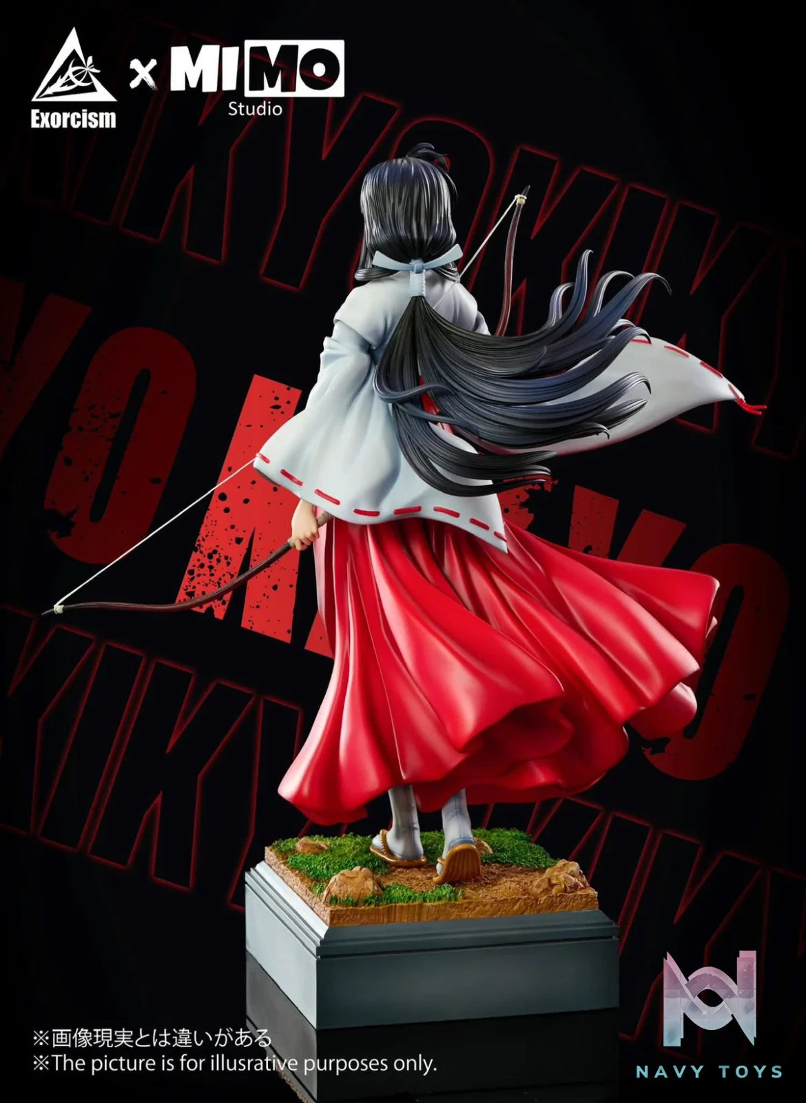 Kikyo resin statue MIMO Studio & Exorcism Studio anime figure