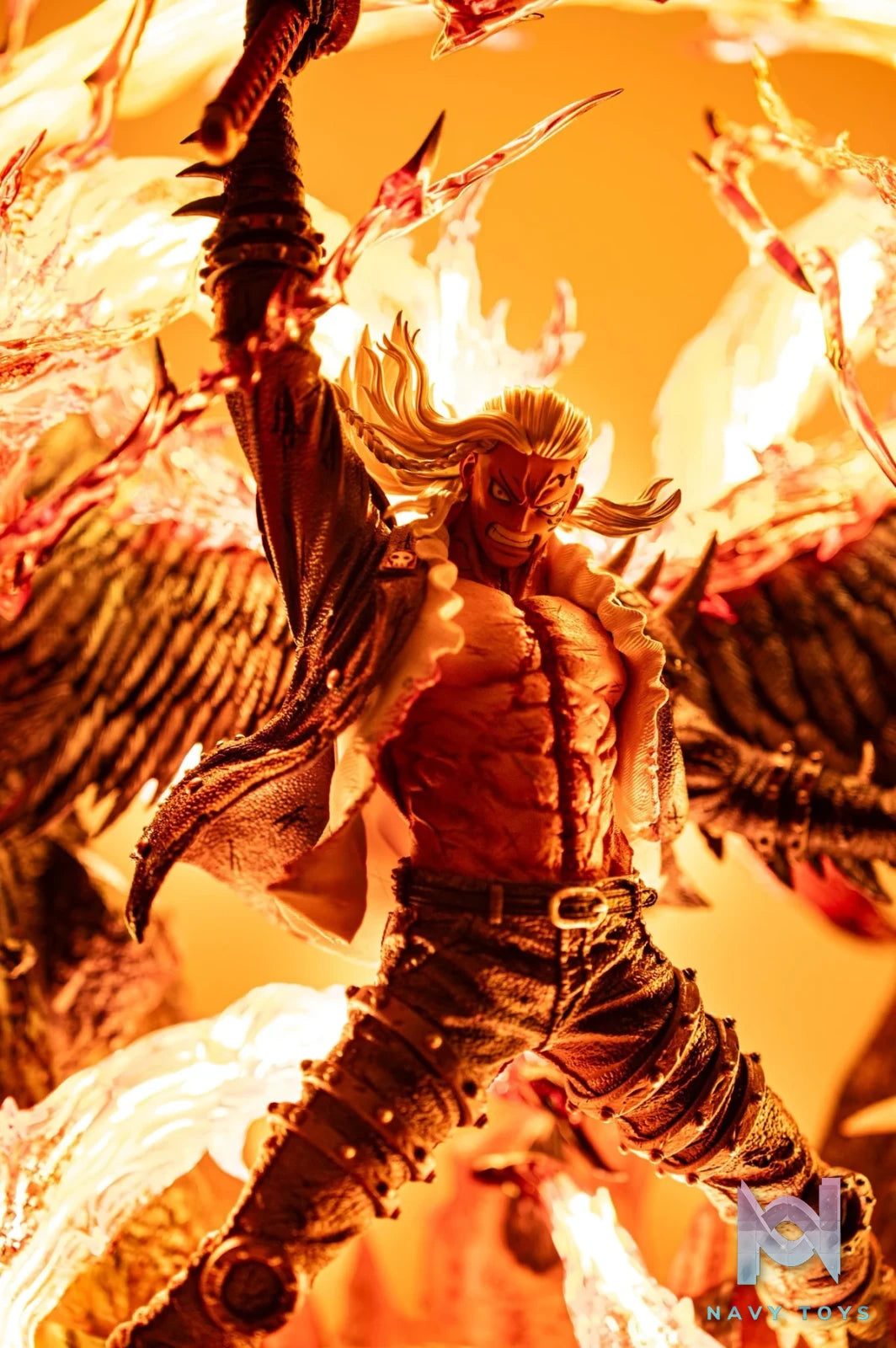 King the Conflagration - One Piece resin statue More Fun x Monkey D Studio anime figure