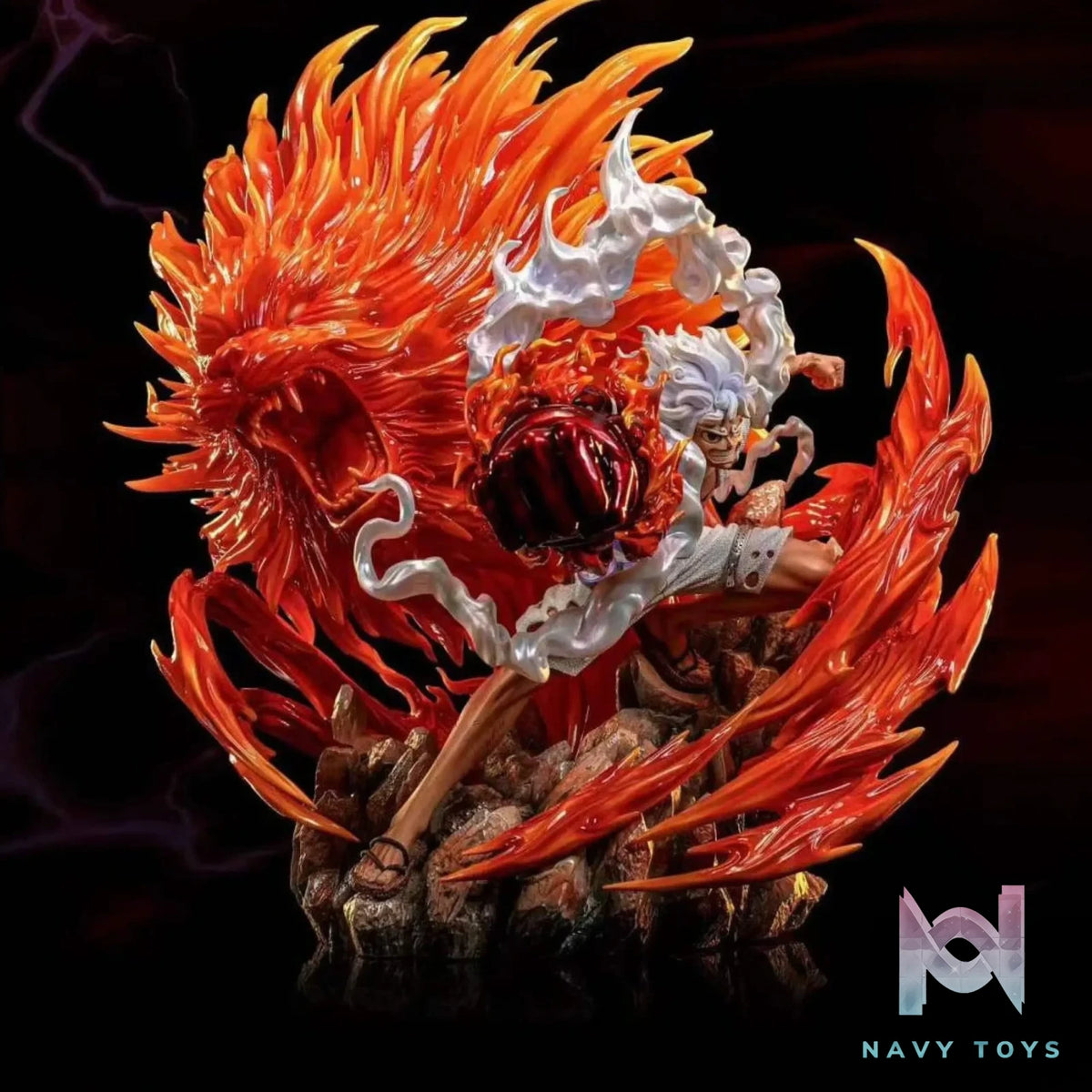 MY Studio – One Piece RED Series Vibes #1 Flame Lion Nika Luffy