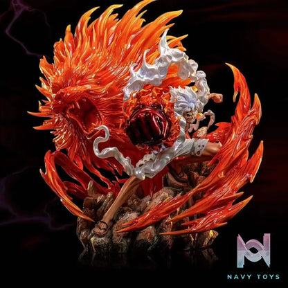 MY Studio – One Piece RED Series Vibes #1 Flame Lion Nika Luffy