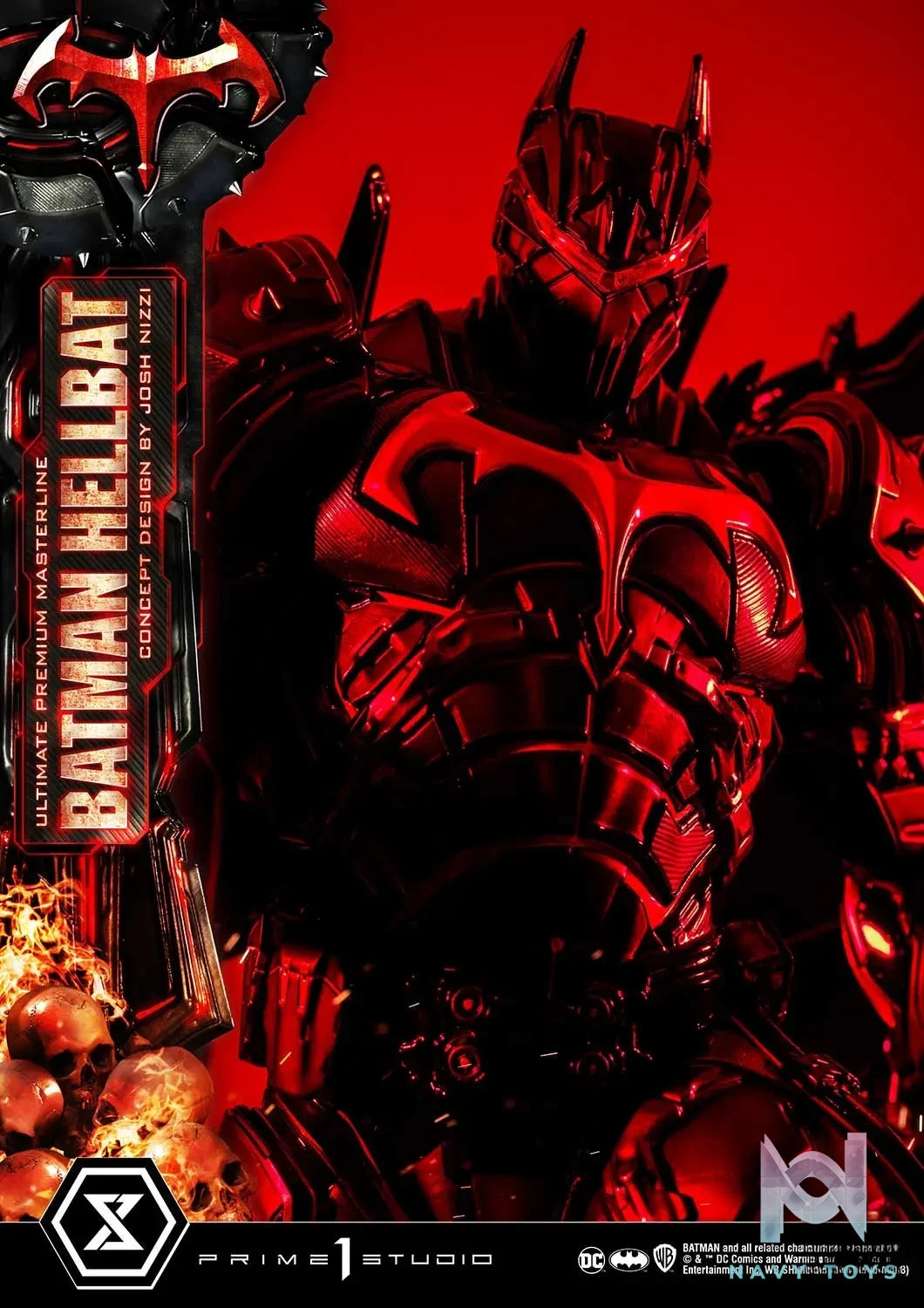 Prime 1 Studio – Ultimate Premium Masterline Batman (Comics) Batman Hellbat Concept Design by Josh Nizzi UPMDC-06 UPMDC-06DX UPMDC-06DXS (Licensed)