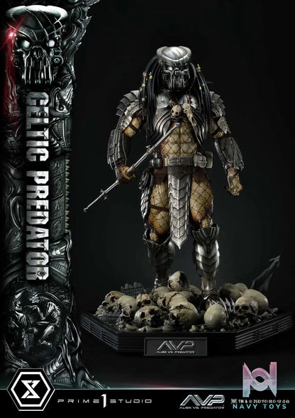 Prime 1 Studio Museum Masterline Alien vs. Predator Celtic Predator MMPR-05 MMPR-05S