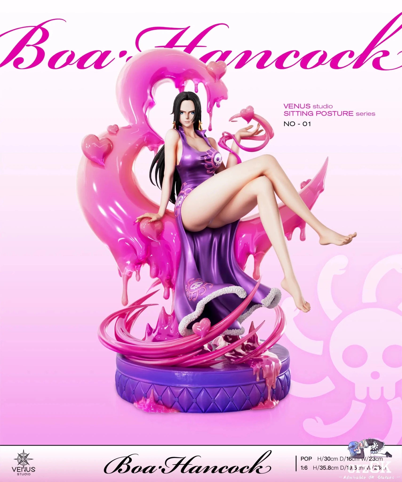 Venus Studio - One Piece Boa Hancock resin statue Navy Toys anime figure