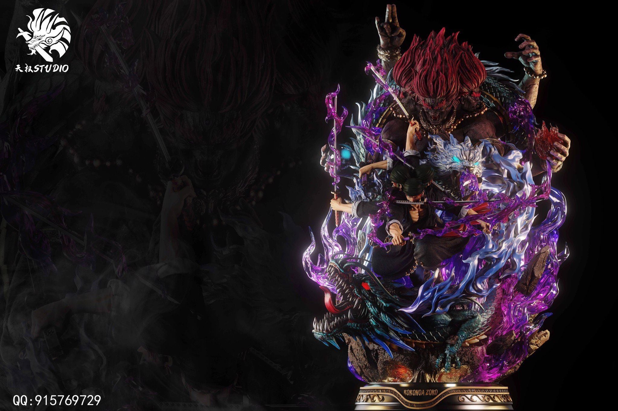 Roronoa Zoro resin statue TianQuan Studio anime figure