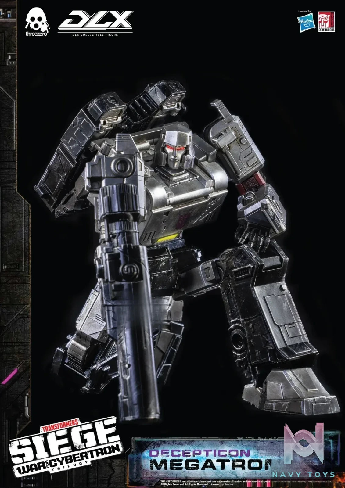 Threezero – Transformers: War for Cybertron DLX 10-inch Megatron (Licensed)