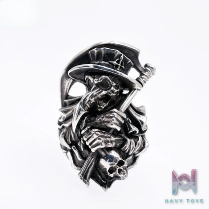 Raven Studio (silver jewelry) – Exclusive Design “HUNTER” Plague Doctor Ring Original