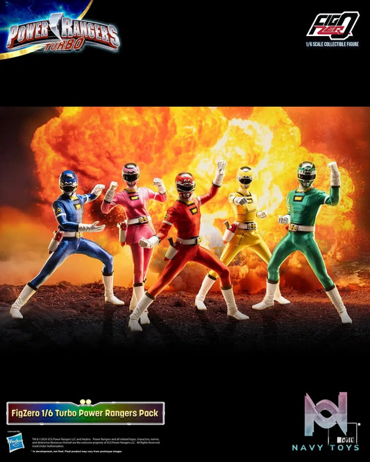 Threezero – Super Hero 1/6 Mighty Morphin Power Rangers Set 3Z08180W0 (Licensed)