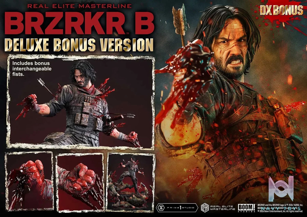 Prime 1 Studio – BRZRKR B 1/4 Statue REMBZK-01 REMBZK-01DX REMBZK-01DXS (Licensed)