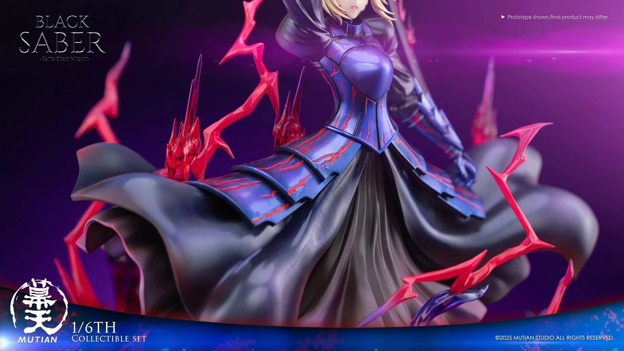 Mu Tian Studio - Fate/stay night Heaven's Feel Saber Alter resin statue Navy Toys anime figure