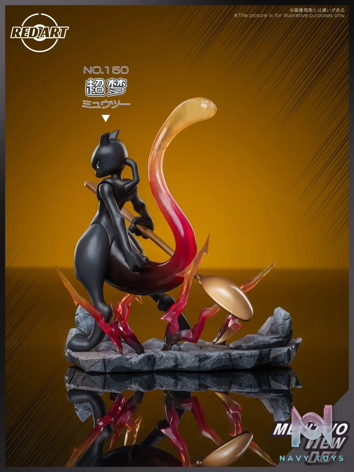 RED ART Studio – Pokemon Adventures Red & Mewtwo