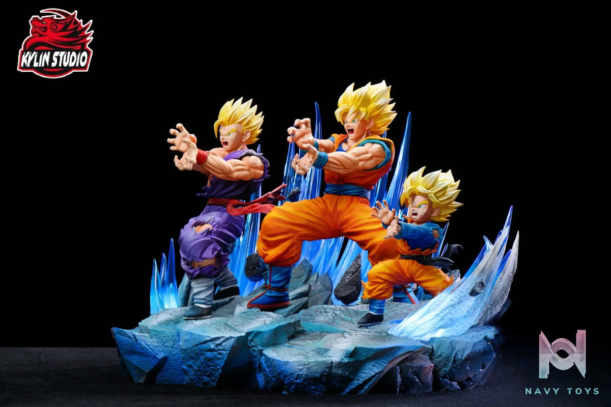 Kylin Studio – Broly VS Son Goku X Gohan X Goten Dragon Ball