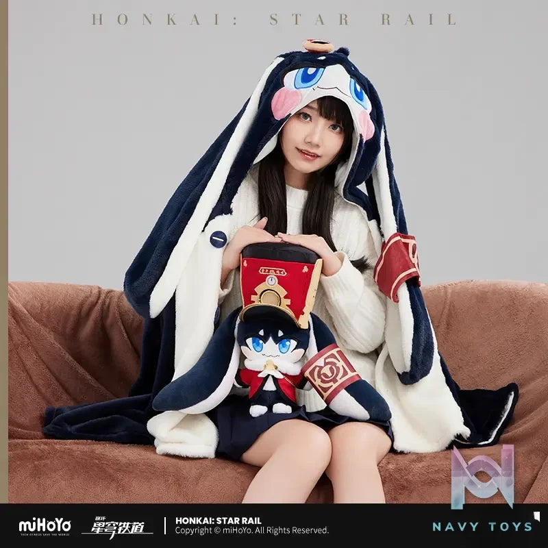 miHoYo – Honkai: Star Rail – Pa Pao Series Pom-Pom Plush Shawl Blanket (Licensed)