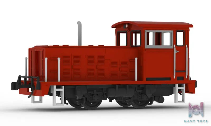 PLUM – Small Locomotive (L Type Orange & Convex Type Green) 1/80 Plastic Model (Licensed)