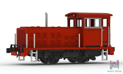 PLUM – Small Locomotive (L Type Orange & Convex Type Green) 1/80 Plastic Model (Licensed)