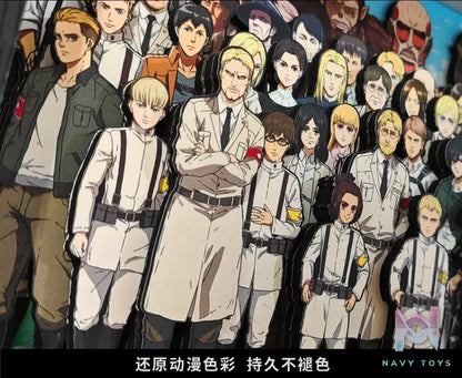KALA HOME Studio – Attack on Titan Multiple Characters #07 Titan 3D Decorative Painting Attack on Titan