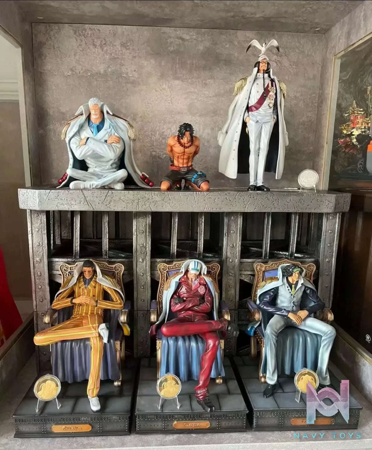 Model palace Studio – One Piece Ace execution platform set