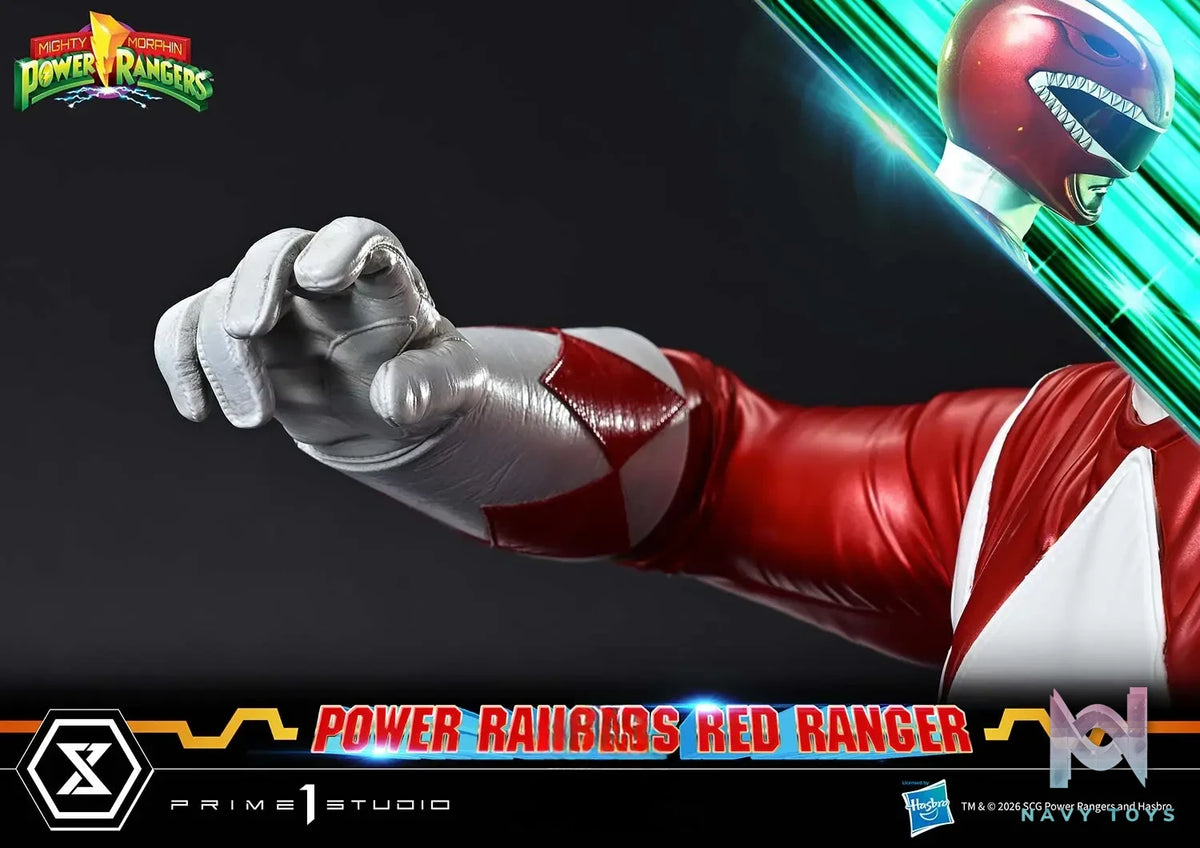 Prime 1 Studio – Premium Masterline Mighty Morphin Power Rangers Power Rangers Red Ranger PMPWR-02 (Licensed)