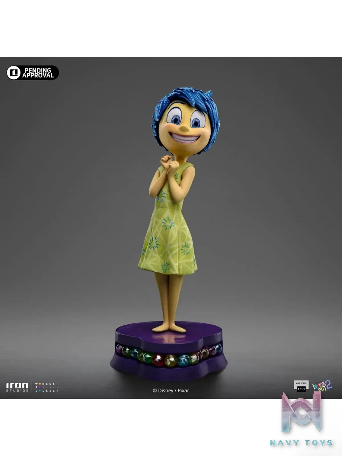 Iron Studio – Inside Out 2 Joy DSNEY112724-10 & Anxiety DSNEY112824-10 (Licensed)