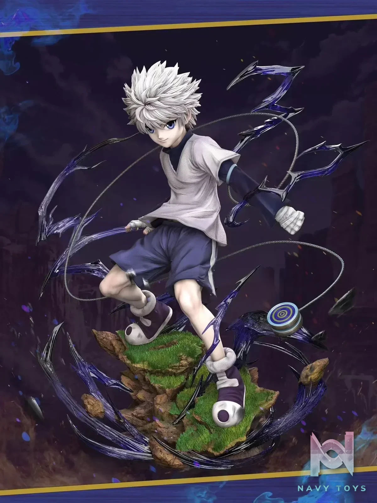 Hunter Fan Studio - Hunter x Hunter Killua Zoldyck 2.0 resin statue Navy Toys anime figure