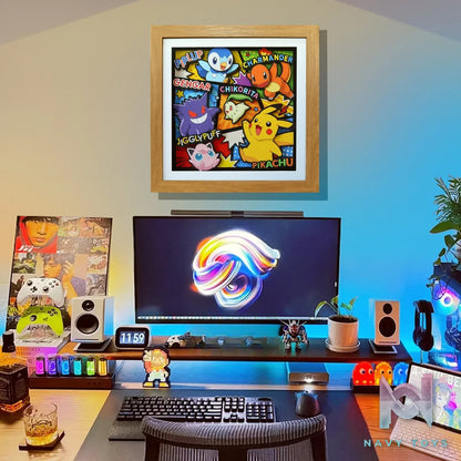 KALA HOME Studio – Pokémon Multiple Characters #14 3D Decorative Painting Pokémon