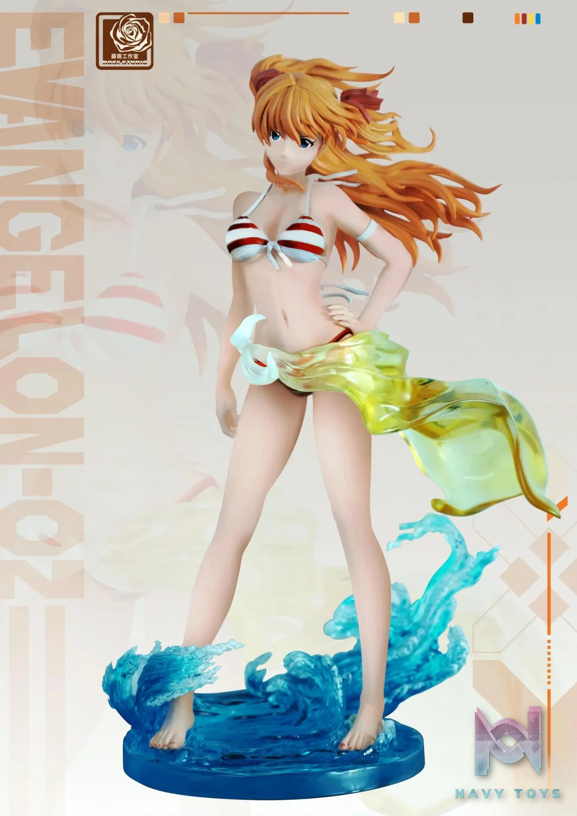 Rose Studio – Neon Genesis Evangelion Eva Summer Resonance Series Asuka Swimsuit