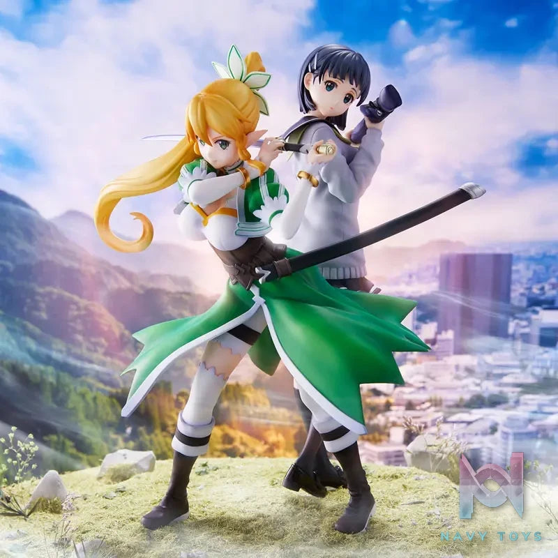 Union Creative – Sword Art Online Leafa X Suguha Kirigaya 2 Figures Set Complete Figures (Licensed)