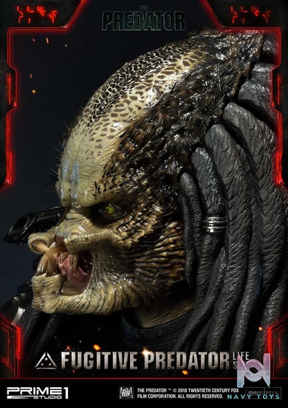 Prime 1 Studio – Life Size Bust The Predator (Film) Fugitive Predator LSTPR-01 LSTPR-01DX (Licensed)