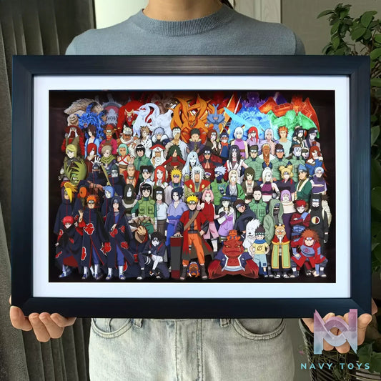 KALA HOME Studio – Naruto Multiple Characters #19 3D Decorative Painting Naruto